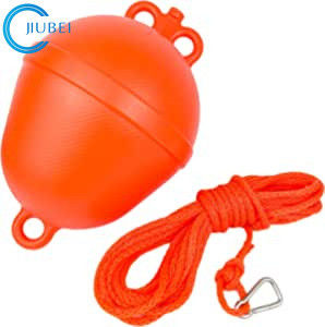 Sea Oil Marine Floating Barrier System PE Plastikowa pływająca kula Boja