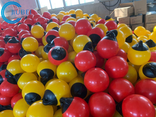 Sea Oil Marine Floating Barrier System PE Plastikowa pływająca kula Boja