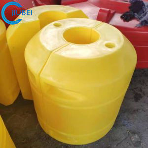 Ponton HDPE Pipe Floater Pogłębianie PE PU Pływak wypełniony pianką z włókna szklanego w połączonym rurociągu