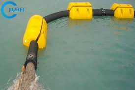 Ponton HDPE Pipe Floater Pogłębianie PE PU Pływak wypełniony pianką z włókna szklanego w połączonym rurociągu
