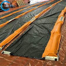 Weed Floating Oil Absorbent Boom Heavy Duty PVC Silt Kurtyna Zasłony osadowe