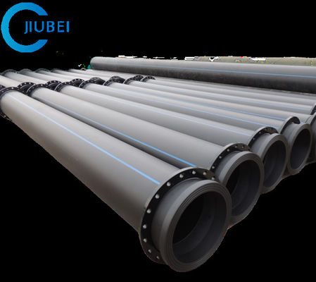 Czarny z niebieskimi paskami PN10 ISO4427 Rurowiec HDPE do systemu wodociągowego
