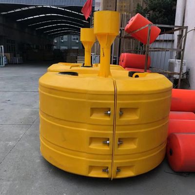 Wysoka widoczność Żółta/Czerwona/Zielona plastikowa bója odporna na uderzenia Wysokość płaszczyzny ogniskowej 1550 mm