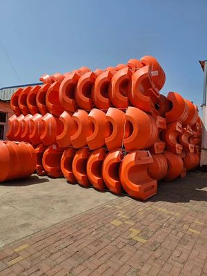 Materiał pływający PE HDPE Pływacz rurowy z klockami i zmywarkami