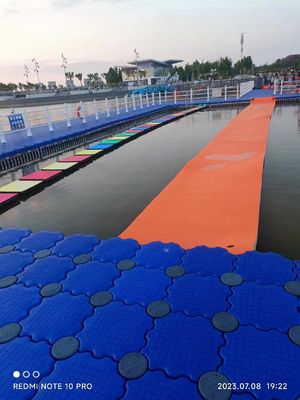 Łatwa instalacja Pontoon pływający trwały z niepoślizgową powierzchnią
